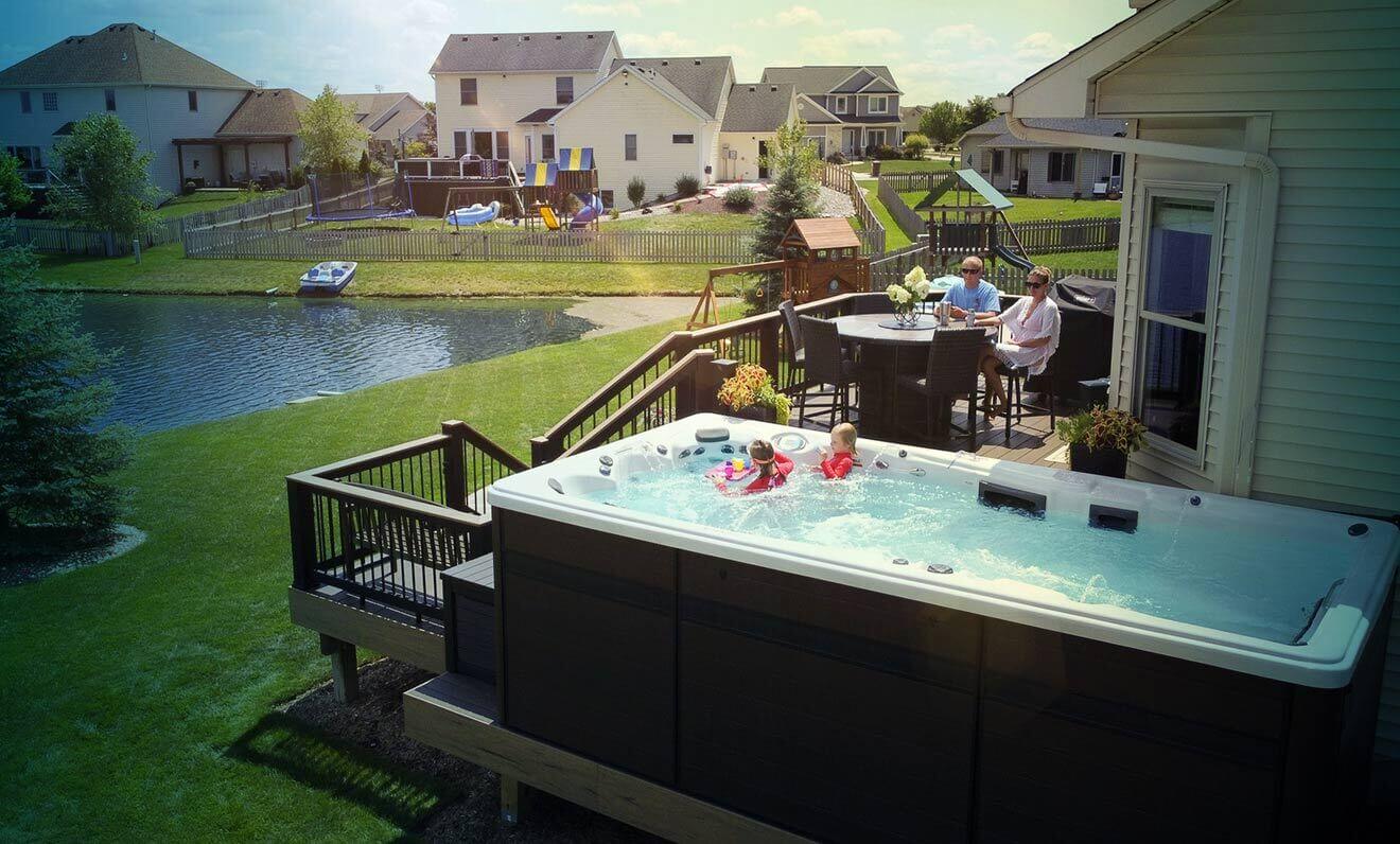 H2X Trainer 15 D Swim Spa