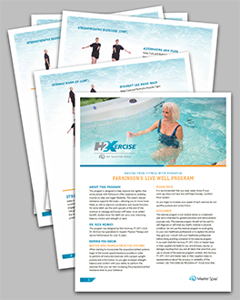 Use a swim spa exercise program to live well with parkinson's