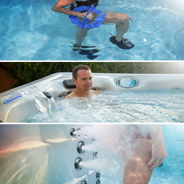 Water Exercise Dumbbells, Ben Hoffman Hot Tub, Swim Spa Jets