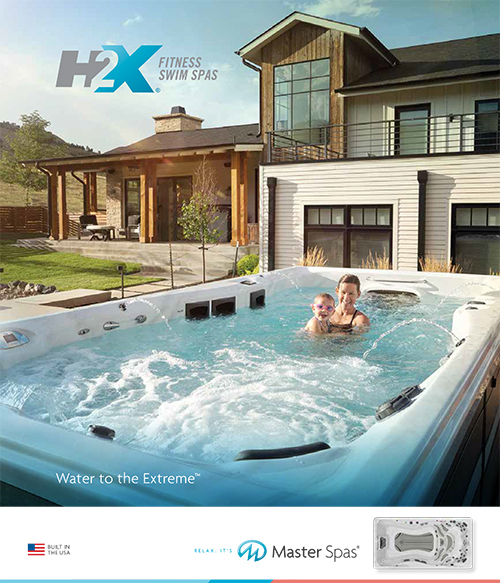 H2X swim spa brochure cover