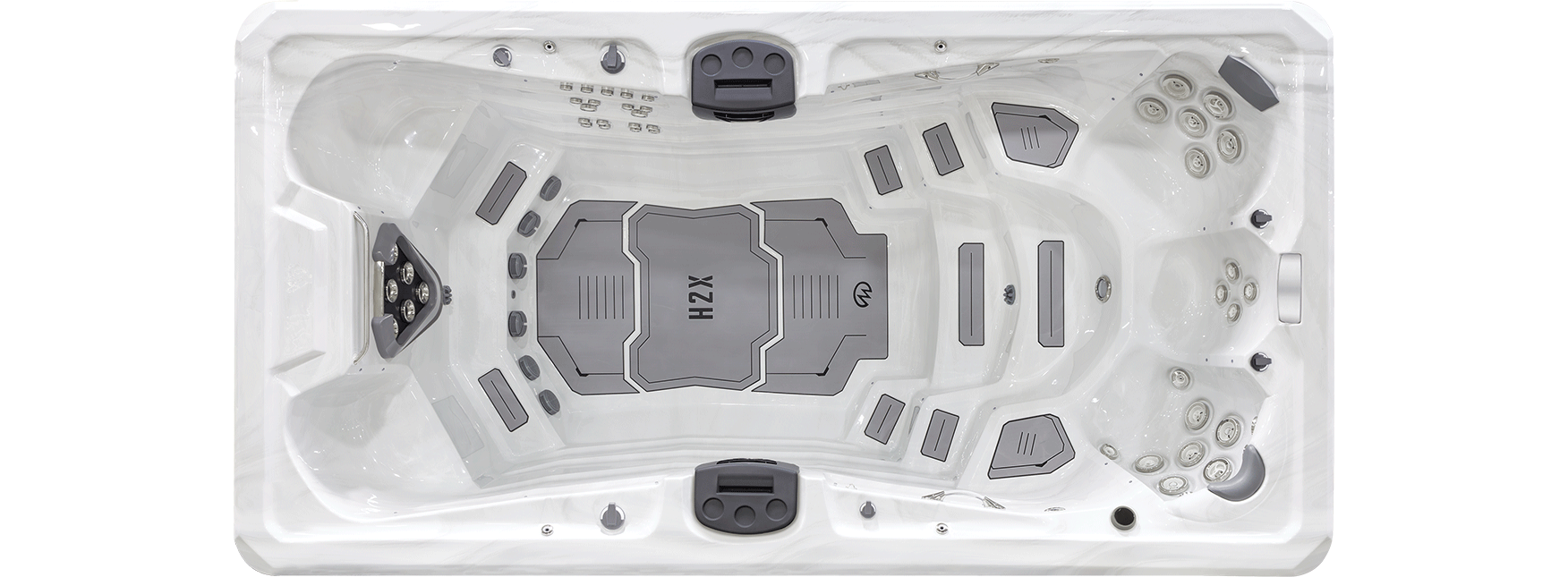 H2X Swim Spa Challenger 15 D with Temp+ Control